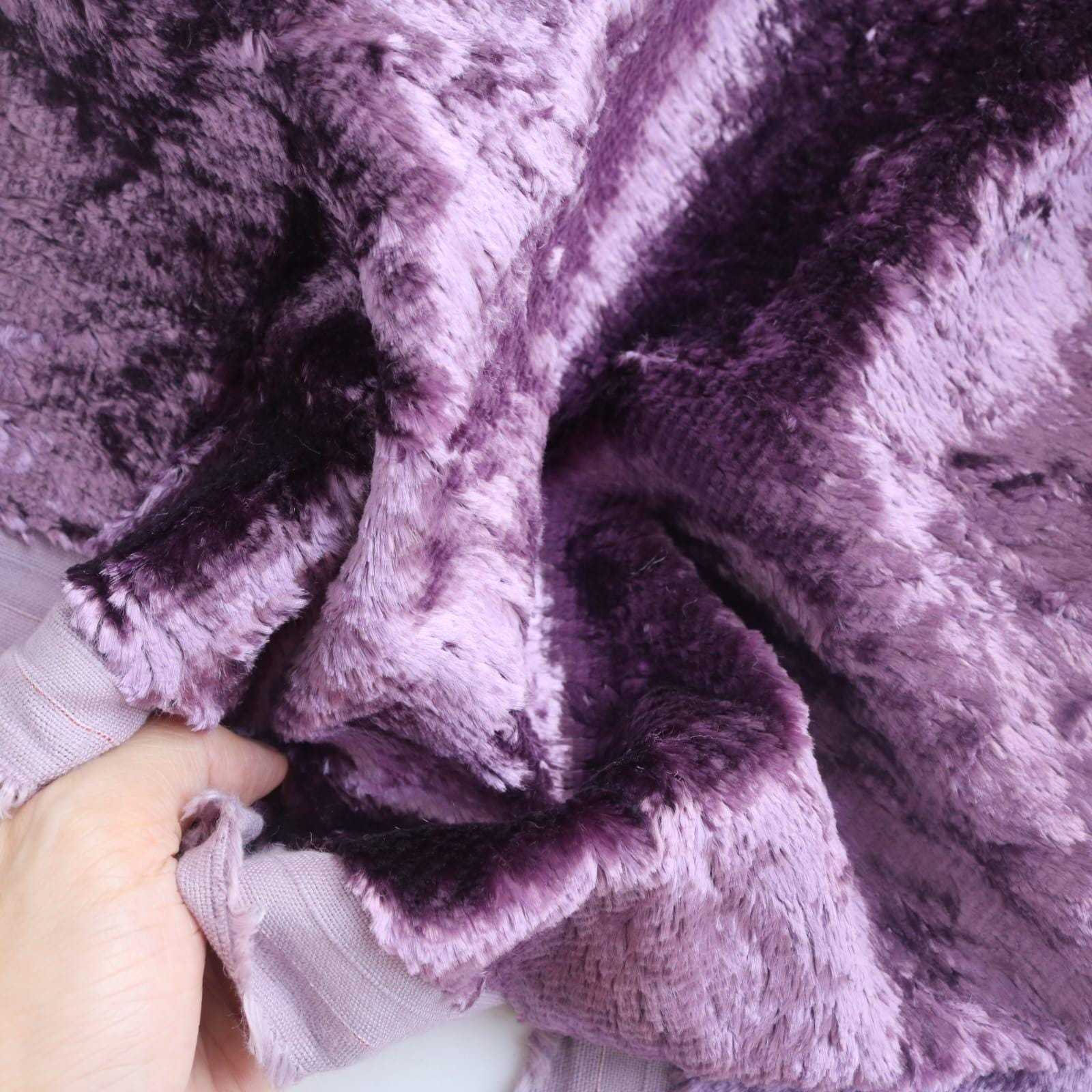 7mm Shiny Teddy Bear Viscose Fabric Vintage Viscose for Artist