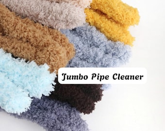 Jumbo Pipe Cleaner Thick Chenille Steams for Craft,Animals, Flower Twisted Wire