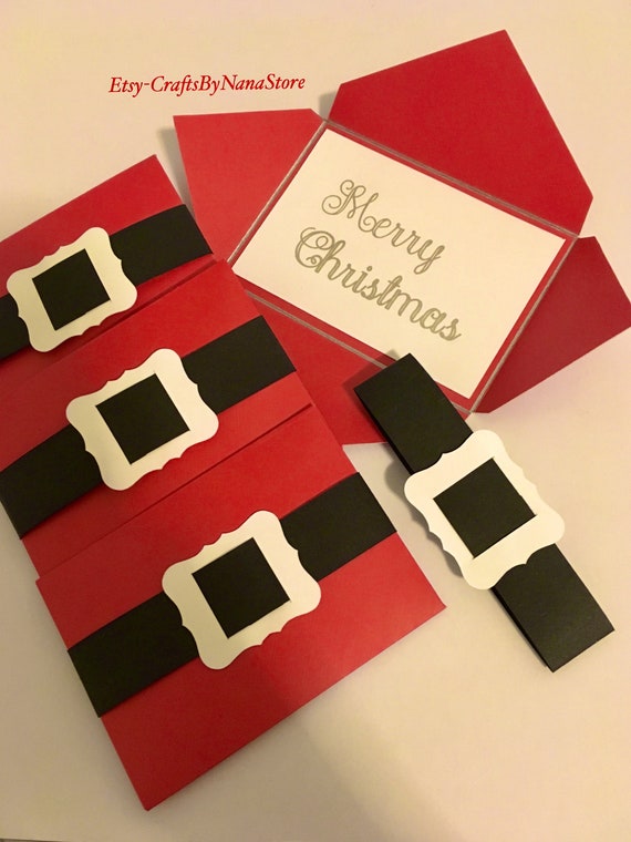 Christmas Gift Card Tin Holders (Set of 4)