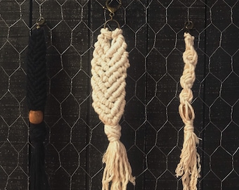 Macrame keychains