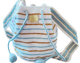 Striped Wayuu Mochila Bag