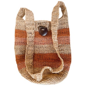 Natural Fiber Bag - Rustika Stripes Collection