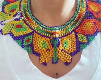 Butterfly  Okama Embera Necklace