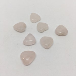 Pearls - smooth pink heart - 12mm