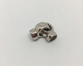 Fermoir En Argent 925 Forme S - Dimensions 9x6mm - Référence 4558550020321 - Neuf