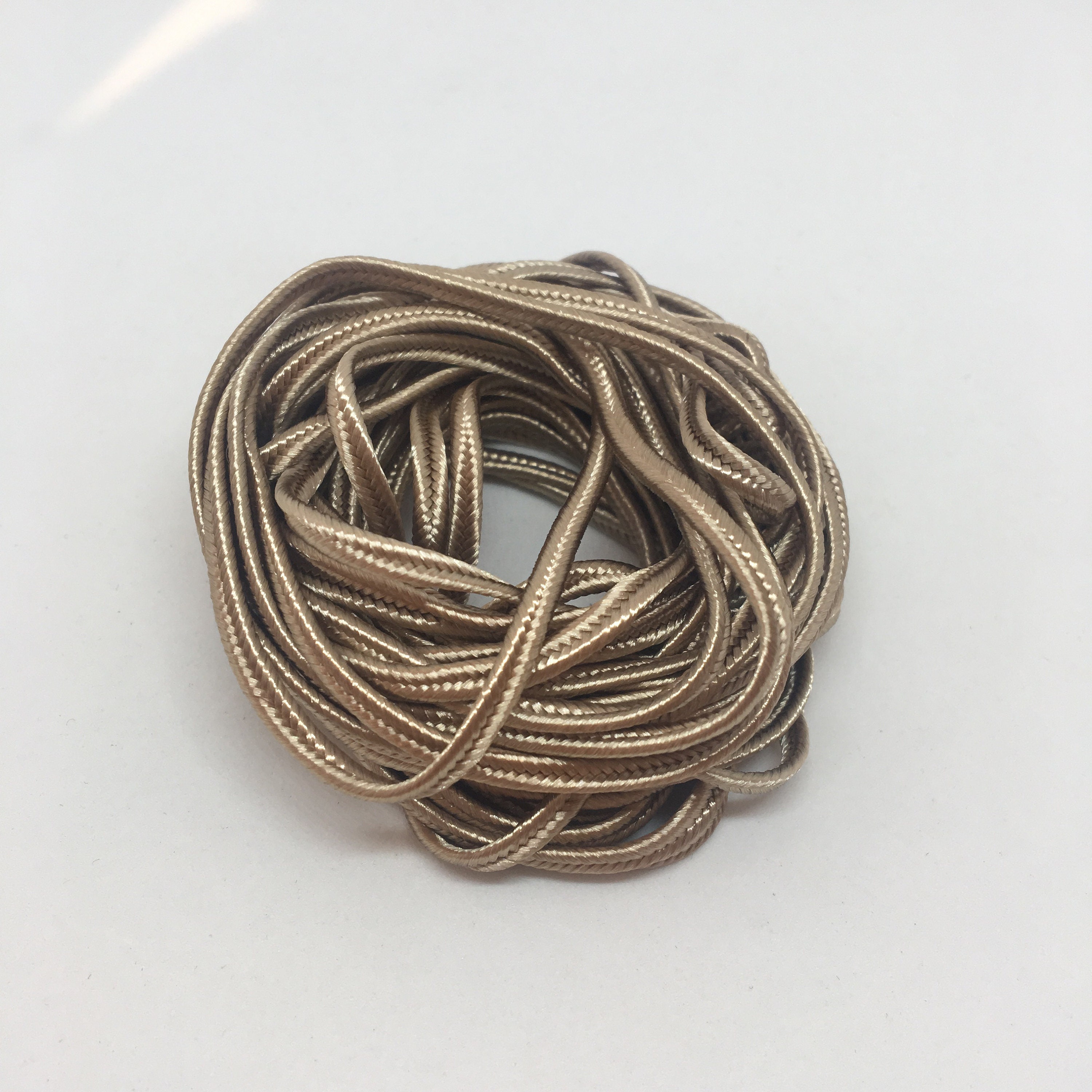 Cordon in Gold Satin - 3mm by 5m