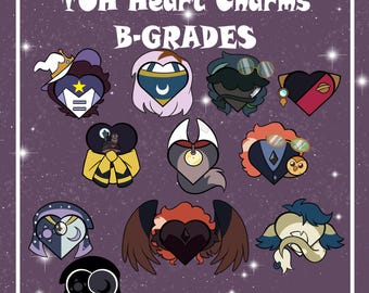 TOH Heart Charms - B GRADES