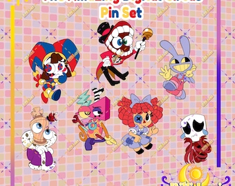 PRE ORDER - The Amazing Digital Circus Pin Set