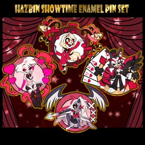 Hazbin Showstopper Enamel Pins - Wave 1 REMAKES