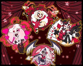 Hazbin Showstopper Enamel Pins - Wave 1 REMAKES