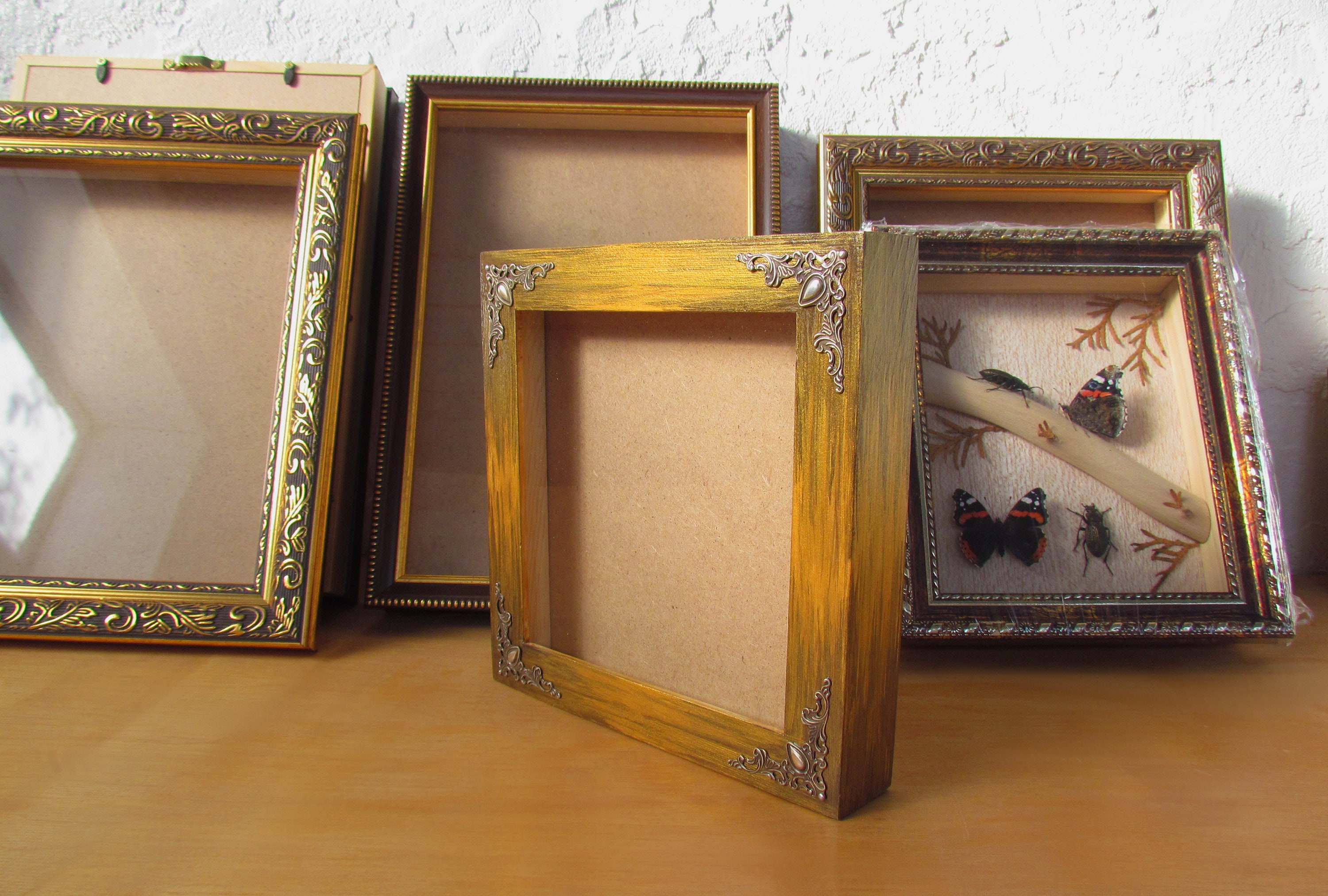 Wooden Square 3D Deep Photo Frame. Display Box. Billet Etsy