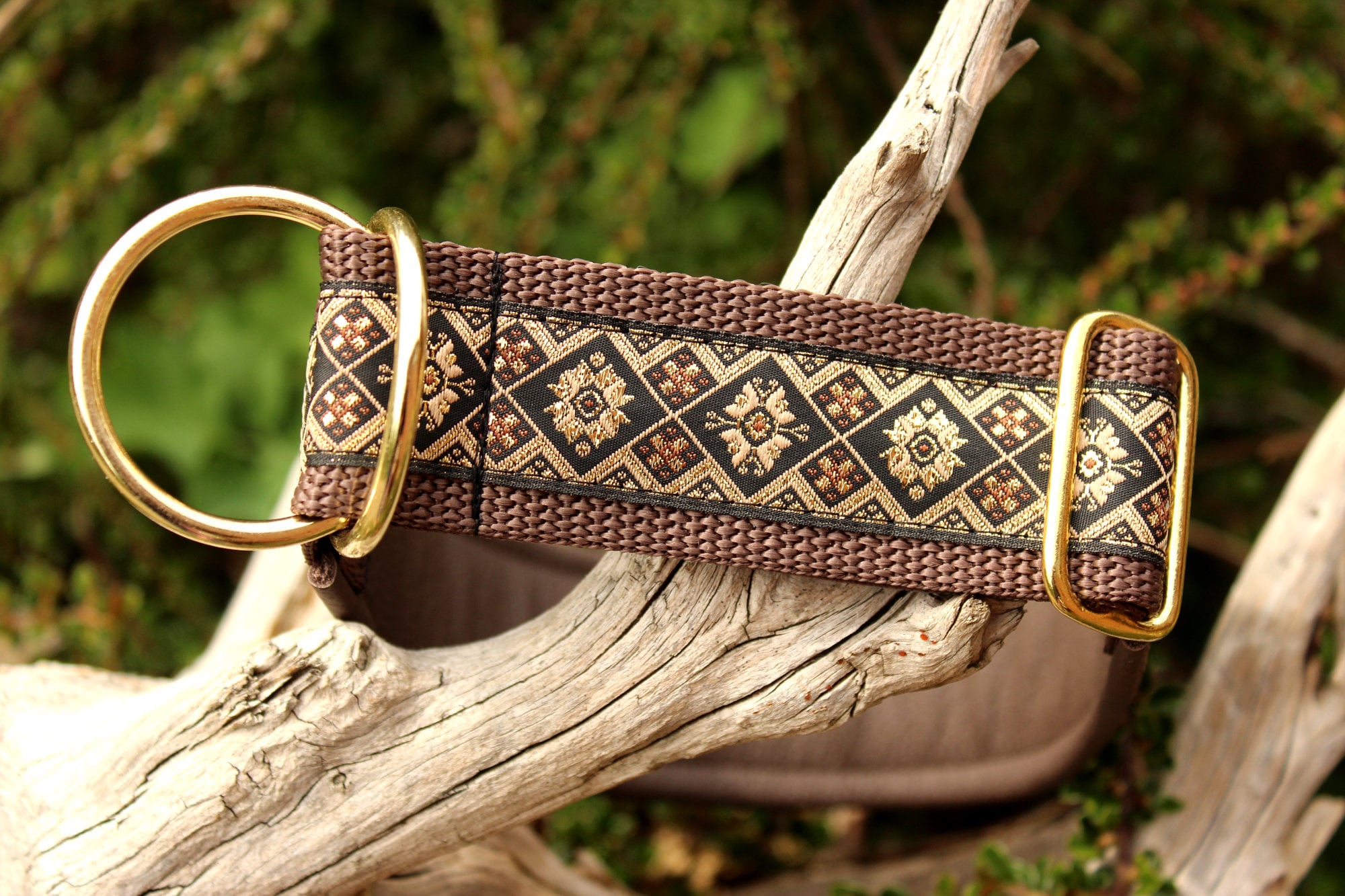 Martingale-Hundehalsband Größe M – Mit Edelstahl-Kette, Weiches Nylon, Blau, Für Training & Alltag