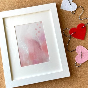 Pink Abstract Art Print | 5x7