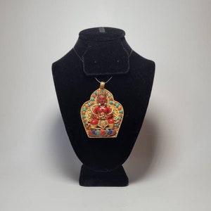 Long life Buddha pendant | Handmade pendant | Buddhist pendant | Silver pendant |