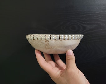 Resin Kapala Ritual Skull Bowl | Tibetan Buddhist Tantric Offering Bowl | Chod Practice Kapala | Nepal Handmade Ritual Set |