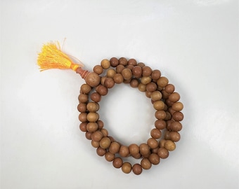 Sandalwood Mala | 108 Bead Tibetan Prayer Beads