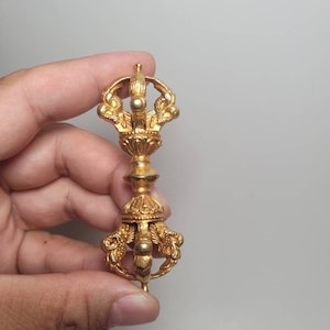 Vajra | Dorjee | Fire gold plated vajra | Buddhist vajra