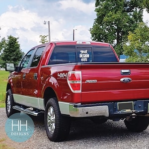 Truck Car Decal Mock up, Styled mockup, SVG mockup, vinyl car decal mockup, vinyl mock up, car decal styled mock up, rear car window