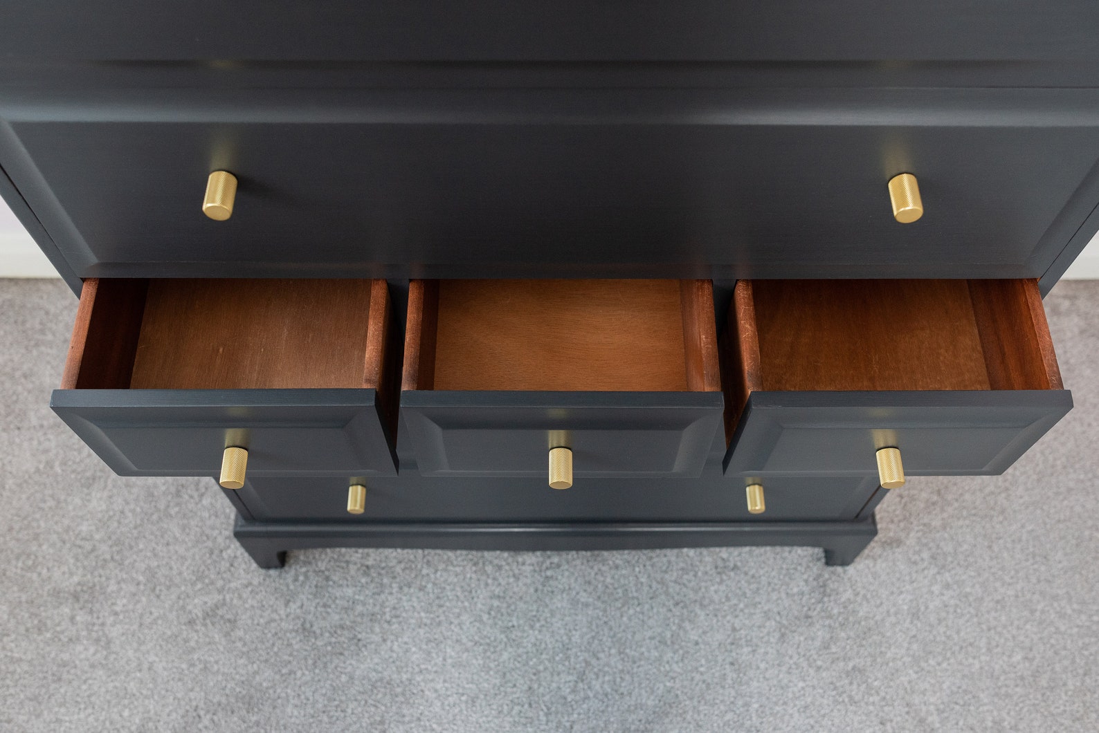 Hand Painted Stag Chest of Drawers Stag Tallboy Stag Etsy