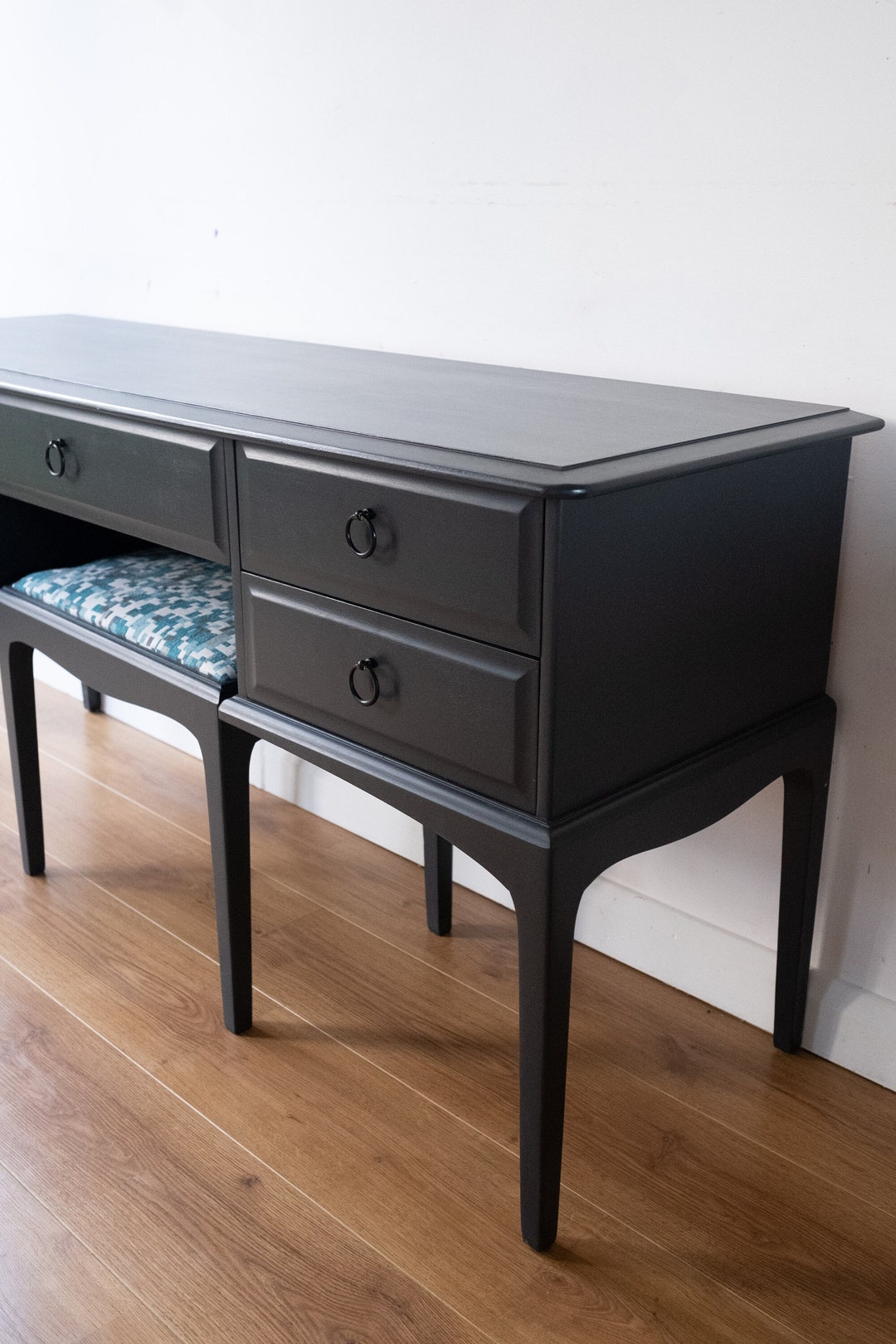 Hand Painted Stag Dressing Table Grey Dressing Table Stag Etsy