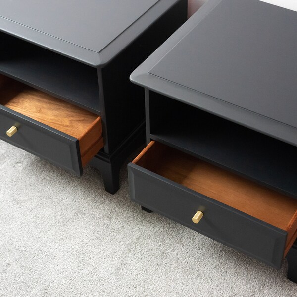 Grey Bedside Table Etsy UK