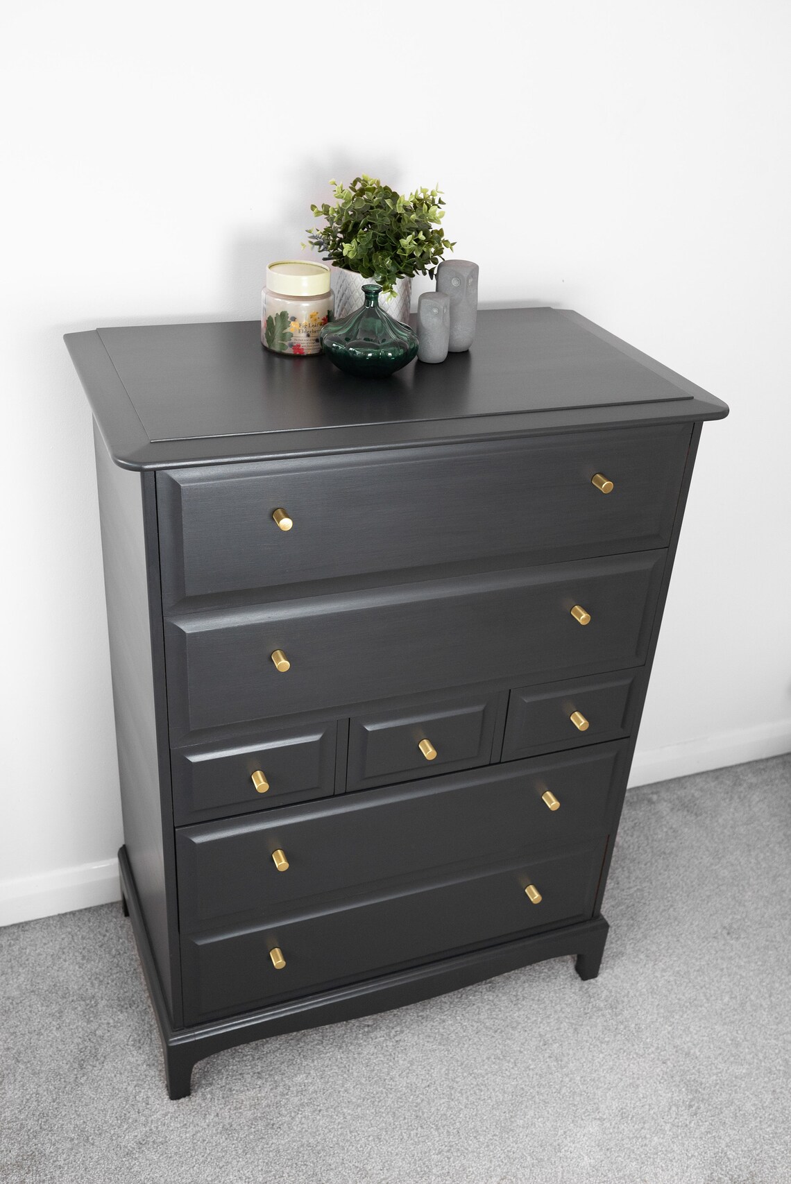 Hand Painted Stag Chest of Drawers Stag Tallboy Stag Etsy