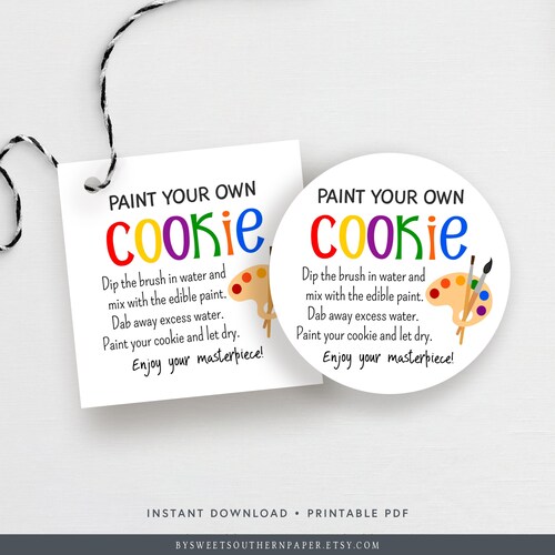 Printable PYO Cookie Tag With Instructions - Il 500x500.3426775171 Njw8