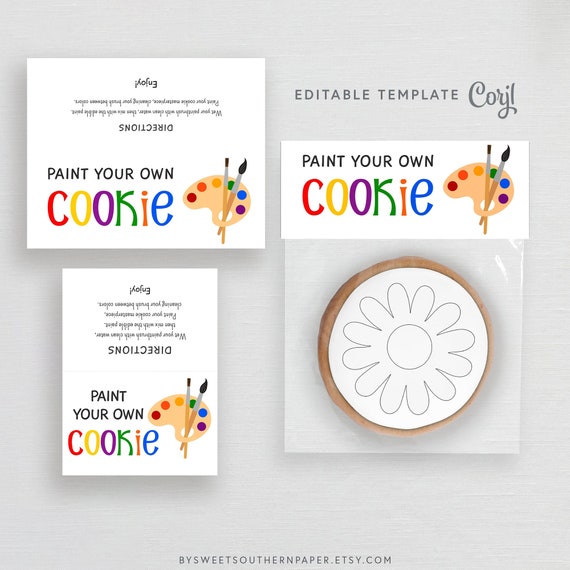 Printable Paint Your Own Cookie - Il 570xN.2681622541 8pul