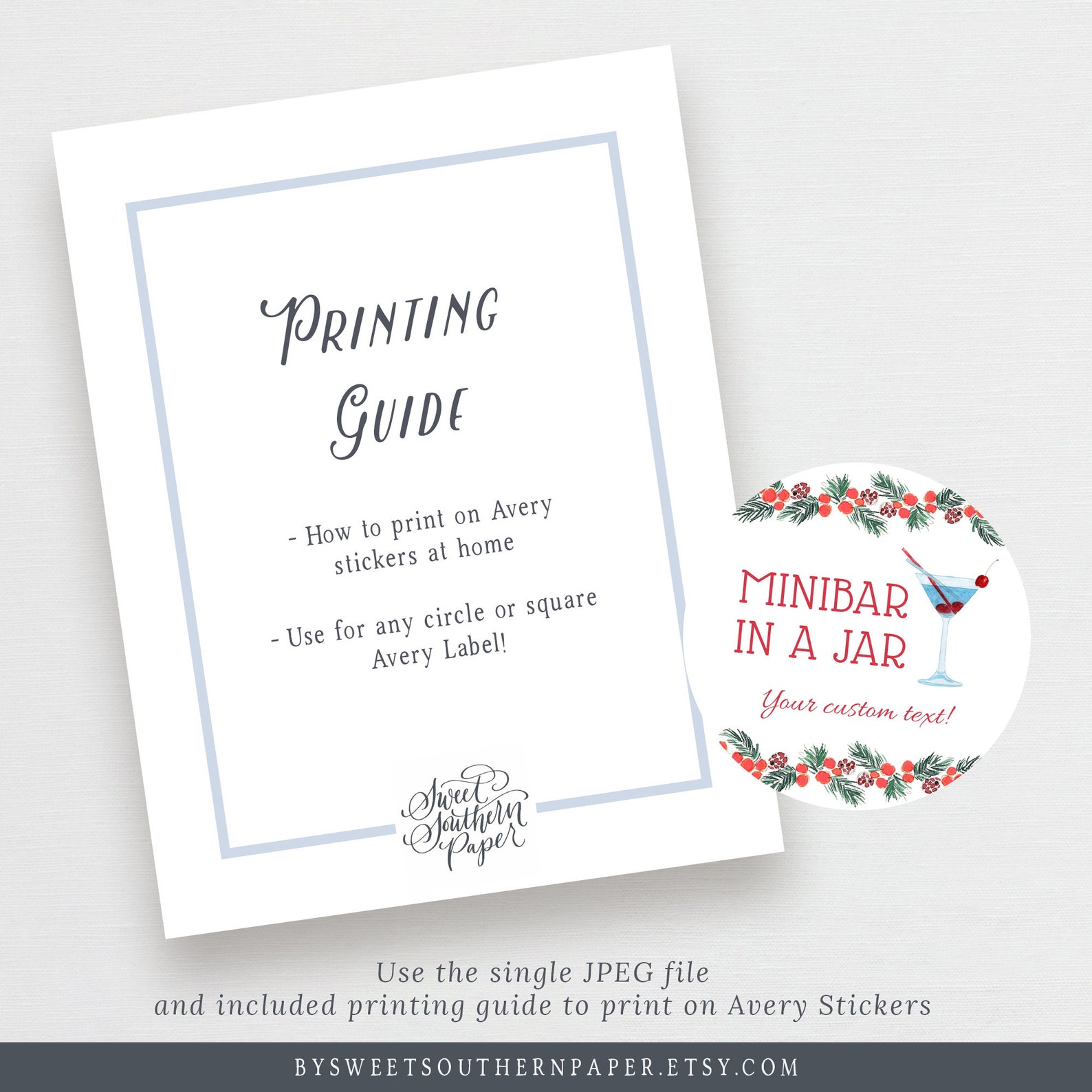 Editable Bar in a Jar Label Printable Christmas Gift - Etsy Canada