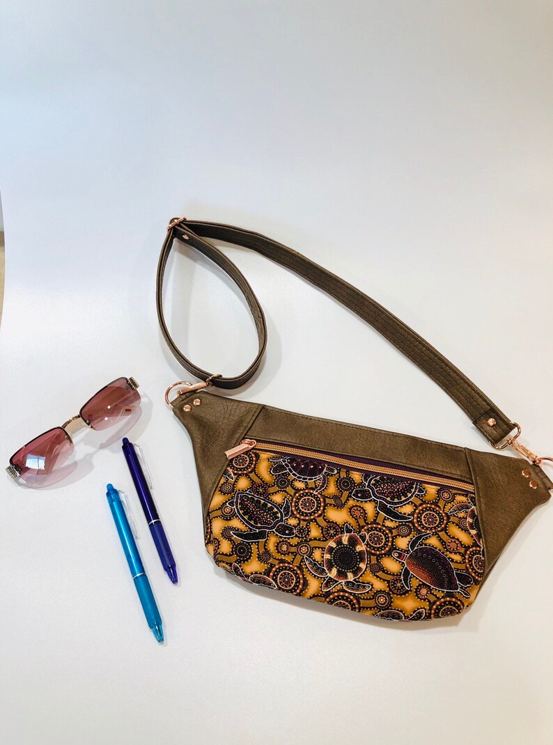 rose gold bum bag