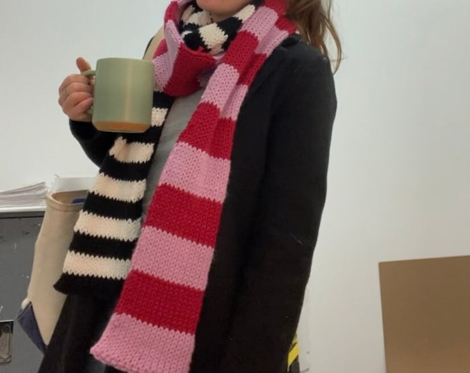 EHOTER Strickschal Unisex - Extra Langer Winter Schal Für Damen & Herren