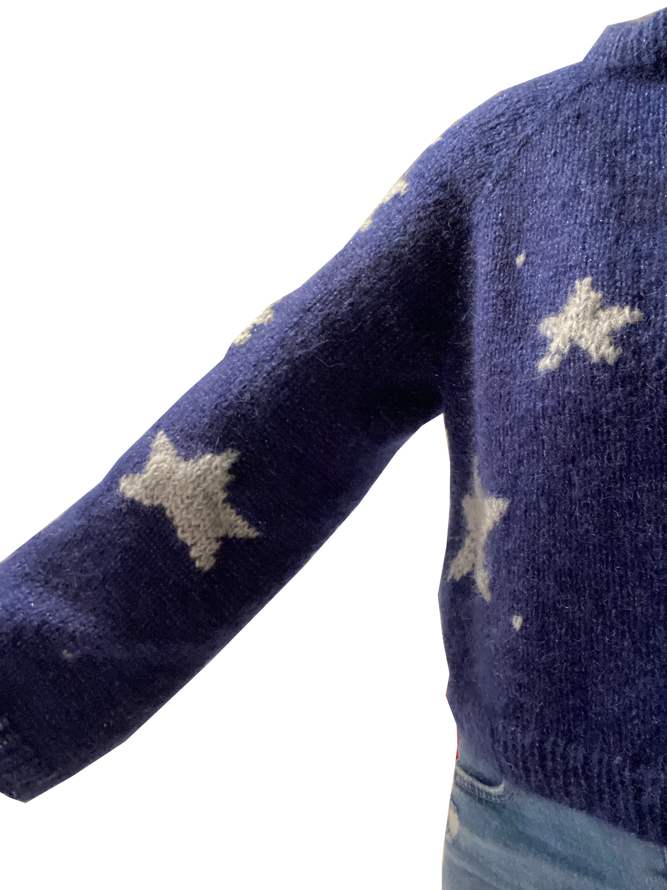 CORALINE Raglan Stars Sweater Knitting Pattern Etsy