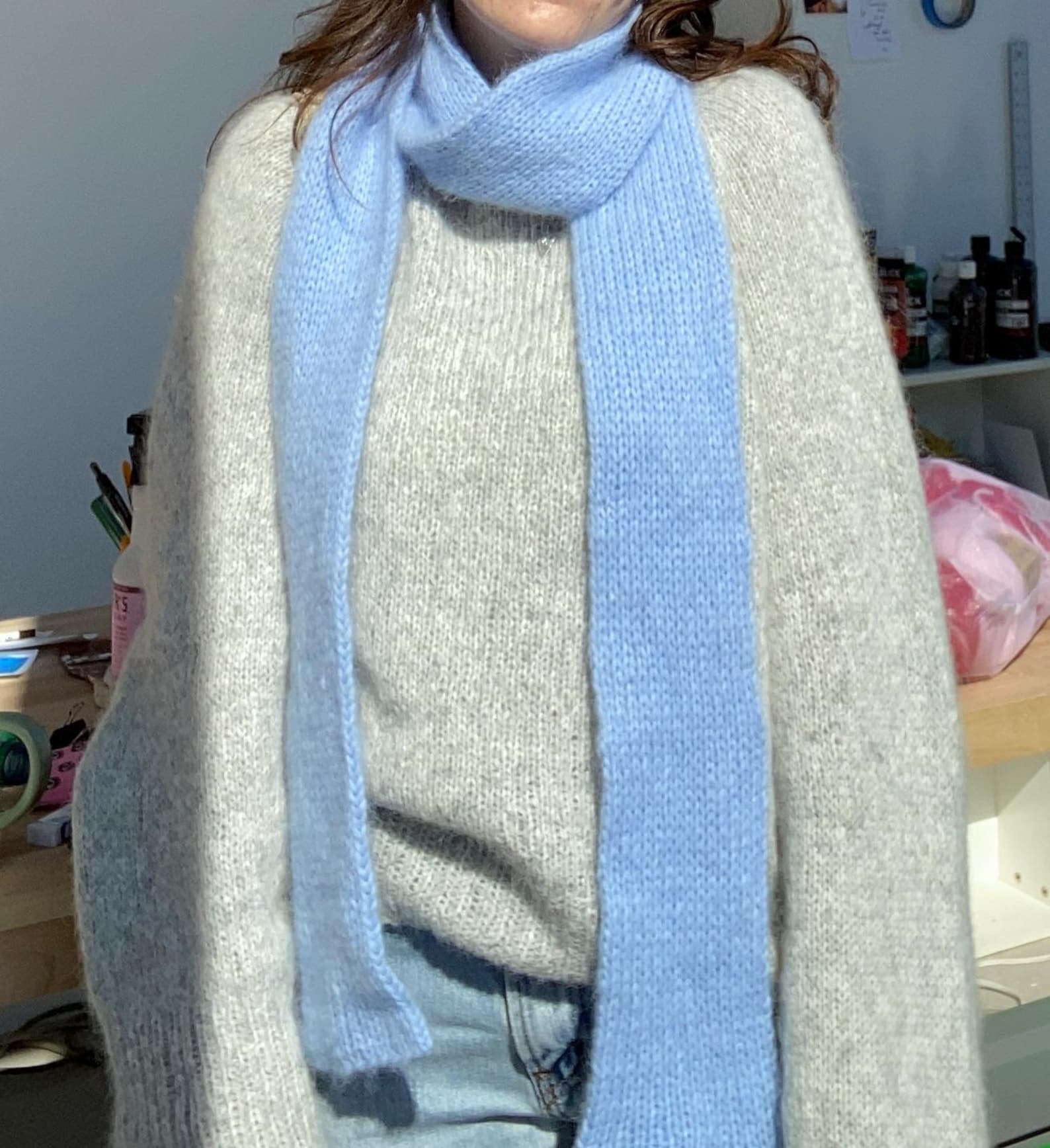 Iha Rookie F Pattern The Rookie Scarf Beginner Knitting Pattern - Etsy