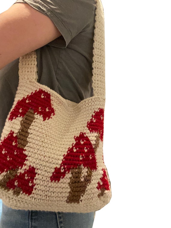 The Wild Mushroom Crochet Bag Pattern | Etsy