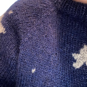 CORALINE Raglan Stars Sweater Knitting Pattern - Etsy