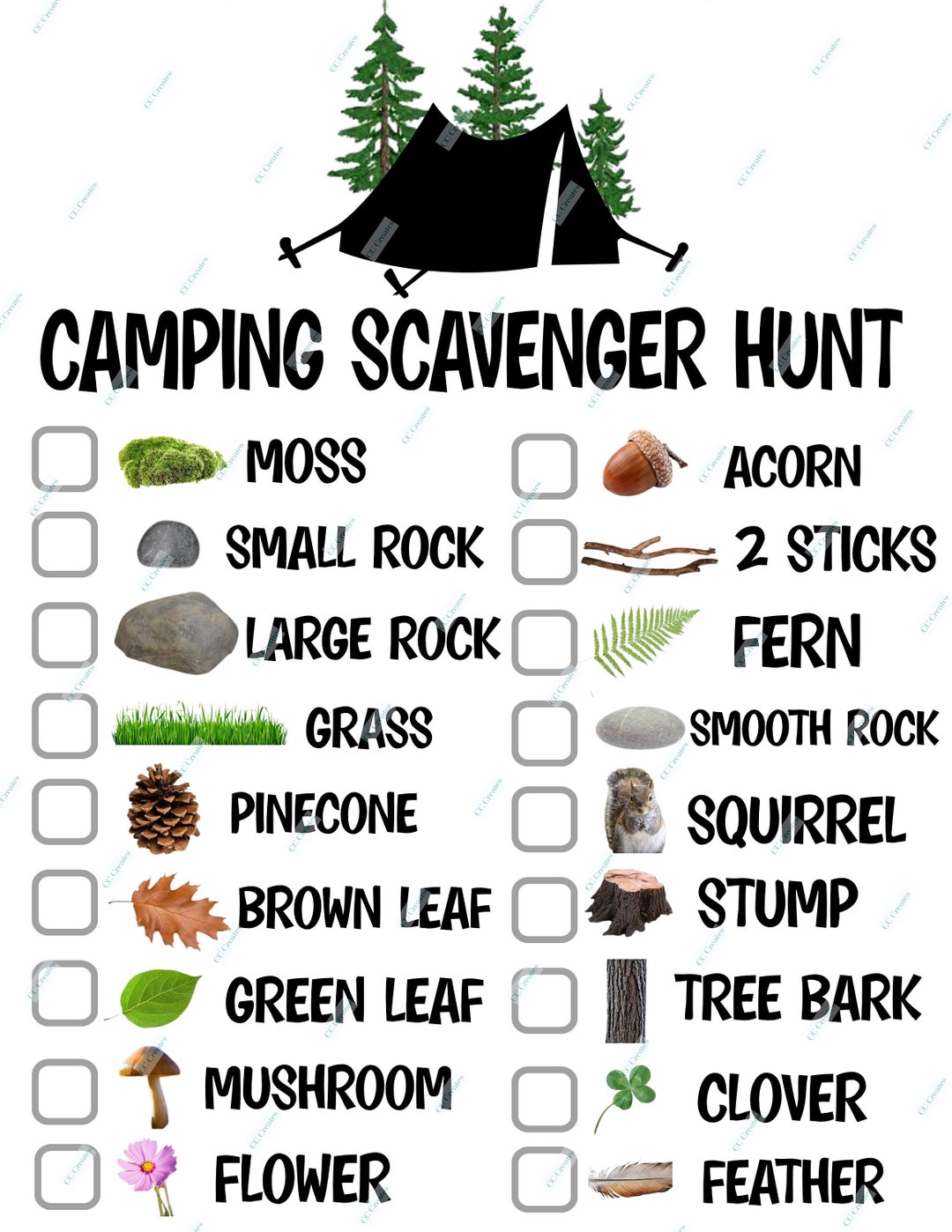 camping-outdoor-scavenger-hunt-for-kids-jpeg-png-pdf-etsy for Free Outdoor Scavenger Hunt Printable Camping/outdoor Scavenger Hunt for Kids JPEG, PNG, PDF - Etsy for Free Outdoor Scavenger Hunt Printable