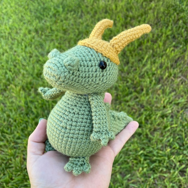 Crochet alligator loki DIGITAL PATTERN,  lokigator, Crocodile of mischief, croki, doll, variant alligator, amigurumi, God of mischief,