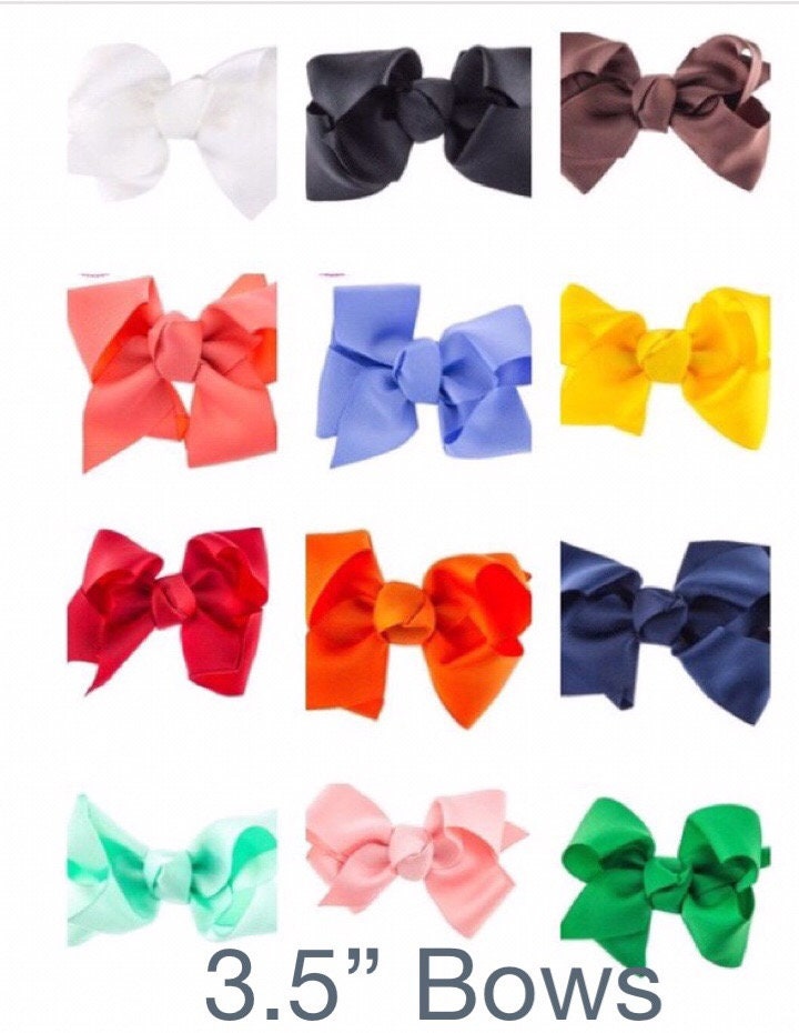 Monogram Bow Headband More Colors Baby Bow Soft Bay Bow | Etsy