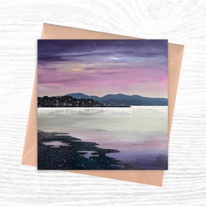 West Bay Dunoon Painting Greeting Card: Argyll Scotland Art