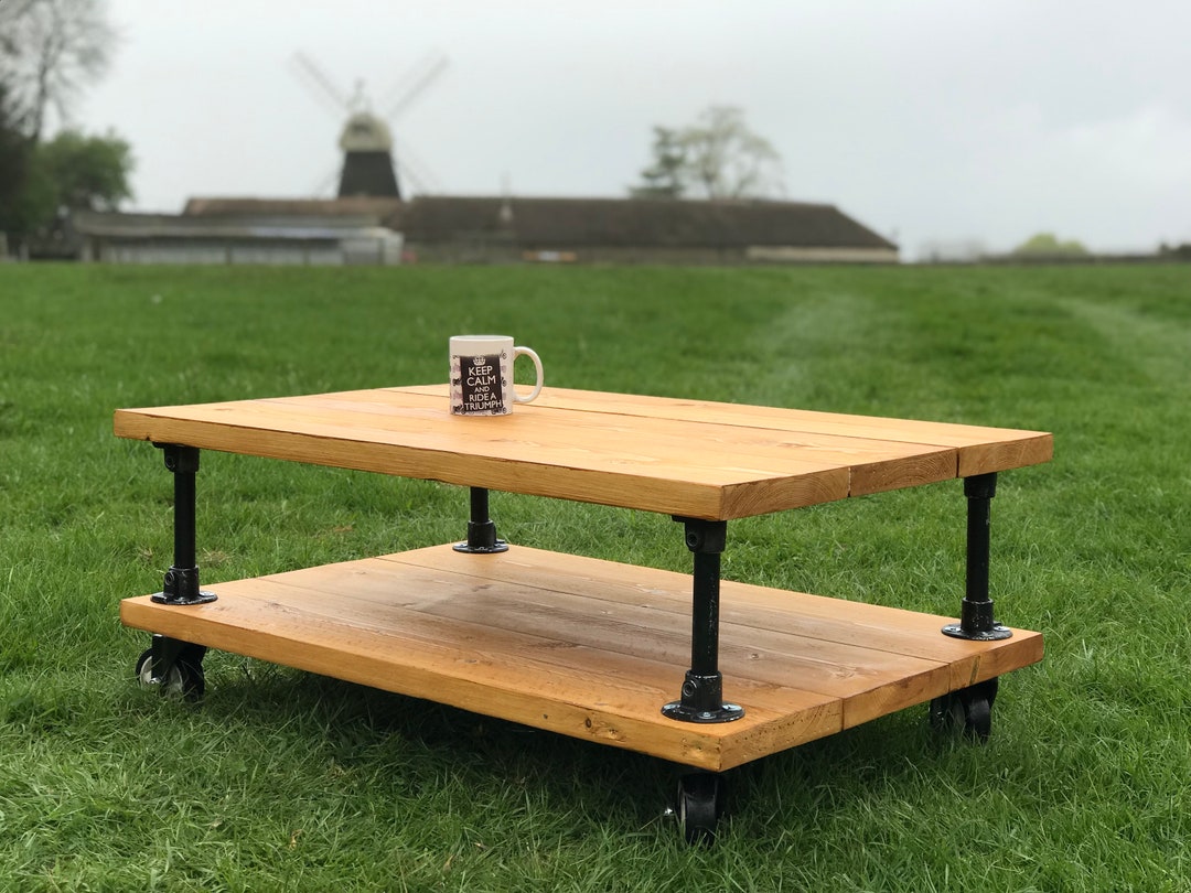 Industrial Coffee Table Rustic Coffee Table Etsy UK