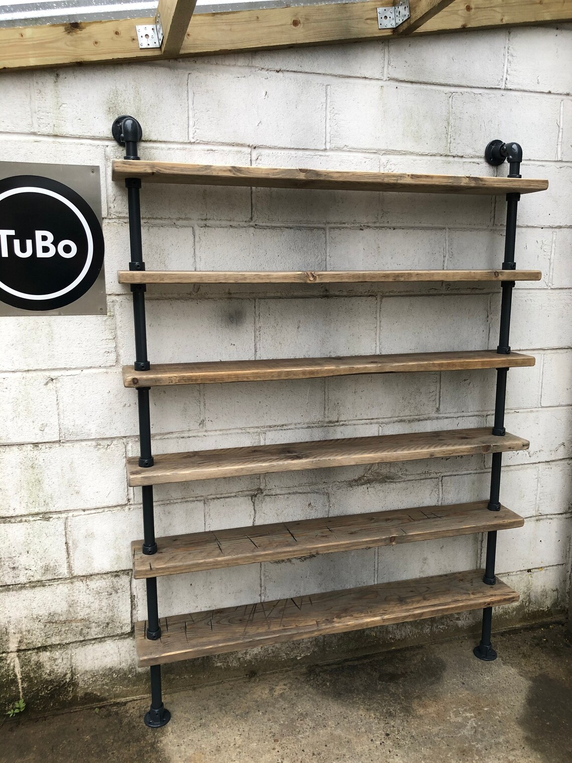 Bespoke Industrial Rustic Shelving Custom Industrial Rustic Etsy