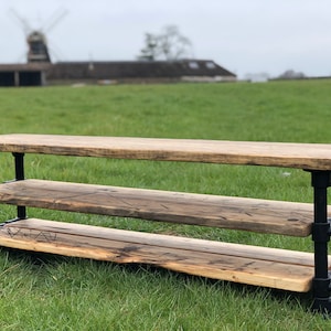 Industrial TV Stand Rustic TV Stand