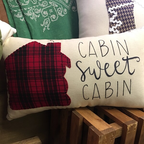 Cabin Pillows Etsy