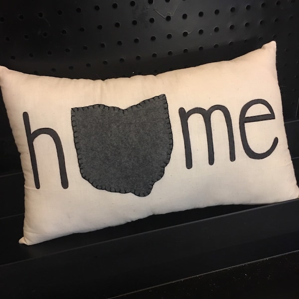 Ohio State Pillow Etsy