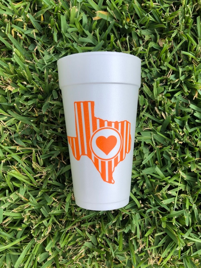 Texas // Whataburger // Deep In the Heart // 20 oz cups Etsy