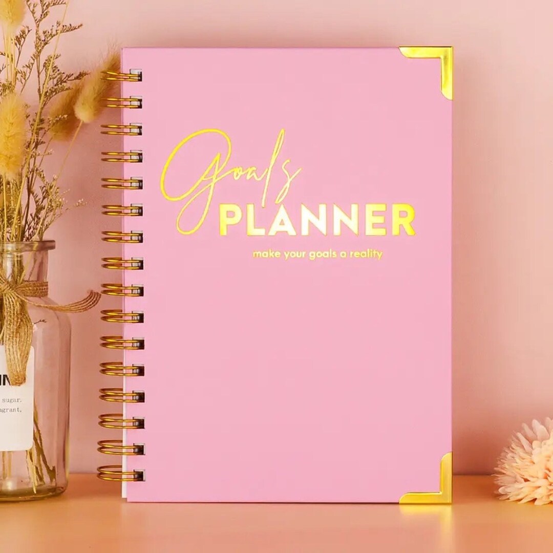  2023-2024 Planner,A5 To Do List Planner, Weekly & Monthly  Planner & Journal to Track Goals, July 2023,June 2024, 6.4x8.5 with  Flexible Cover, Tabs, Inner Pocket, Rose Leaf : Office Products
