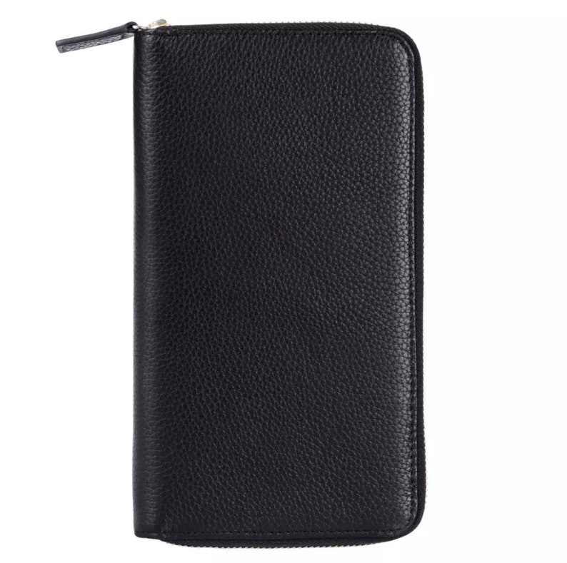 Moterm Zippered Weeks Cover All stores are sold Genuine Max 85% OFF Leather Grain Planne Pebbled