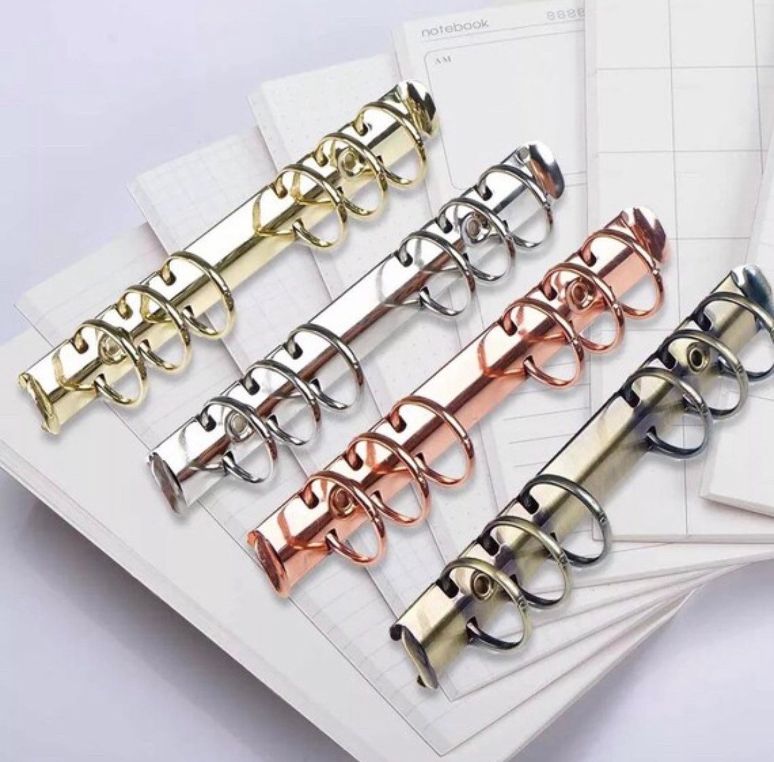 A7 Size Metal Spiral 6 Rings Binder Mechanism Replacement. Etsy