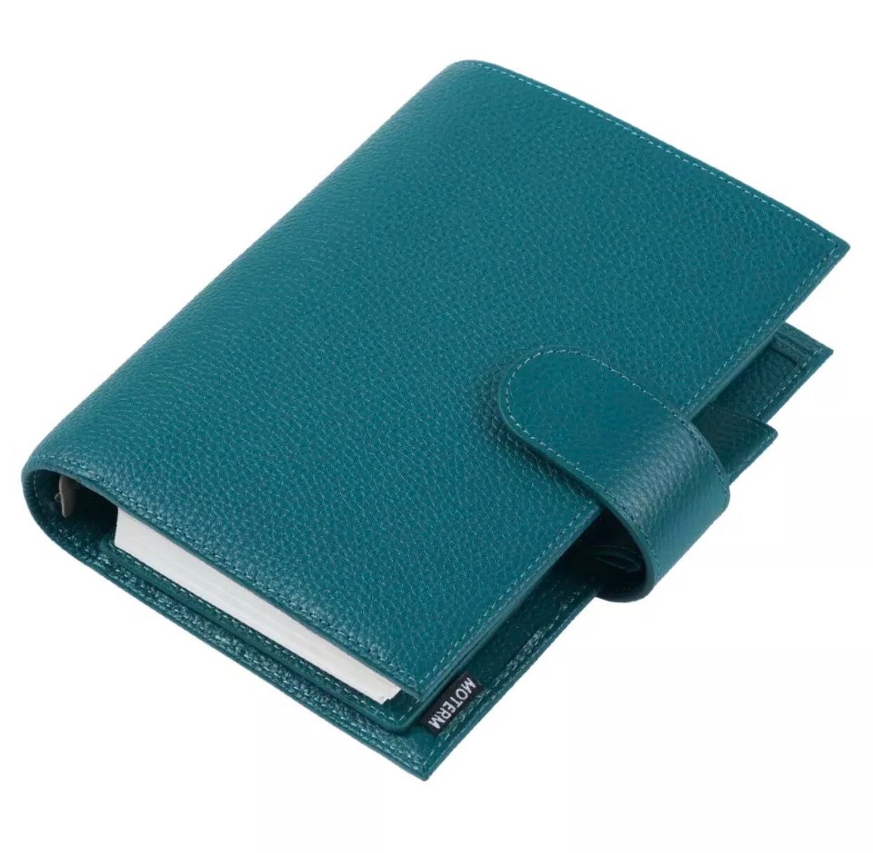 Moterm Regular 2.0 Pocket Size Rings Planner Genuine Croc Grain Leather A7  Notebook Agenda Organizer Diary