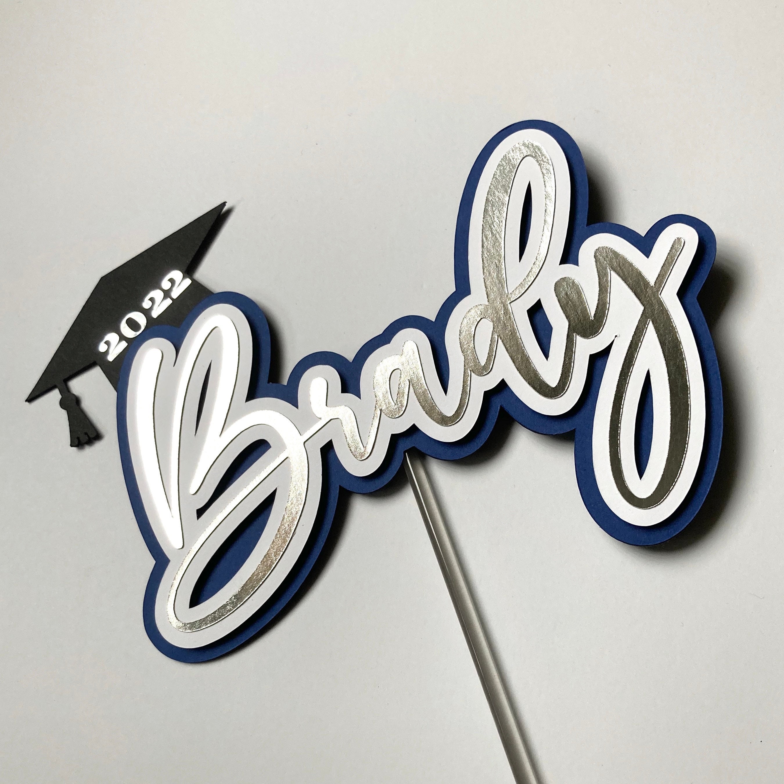 Graduation Cake Topper Class of 2022 Cake Topper Graduation | Etsy